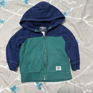 OshKosh B'gosh Navy and Teal Kids Hoodie